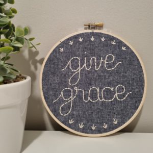 Stitch Quote - Give Grace